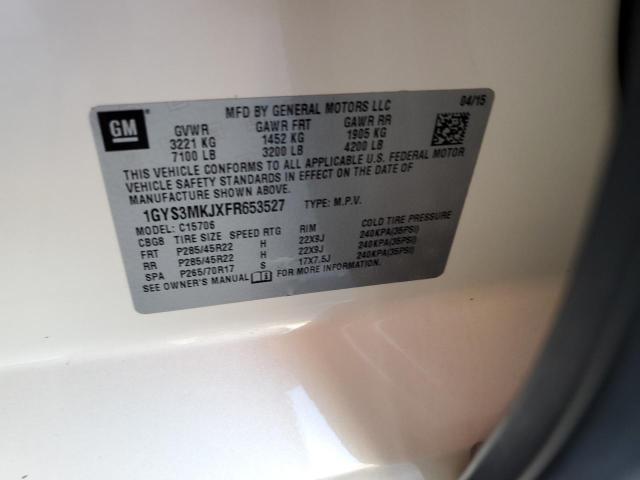 Photo 13 from auction – 2015 CADILLAC ESCALADE L with VIN 1GYS3MKJXFR653527