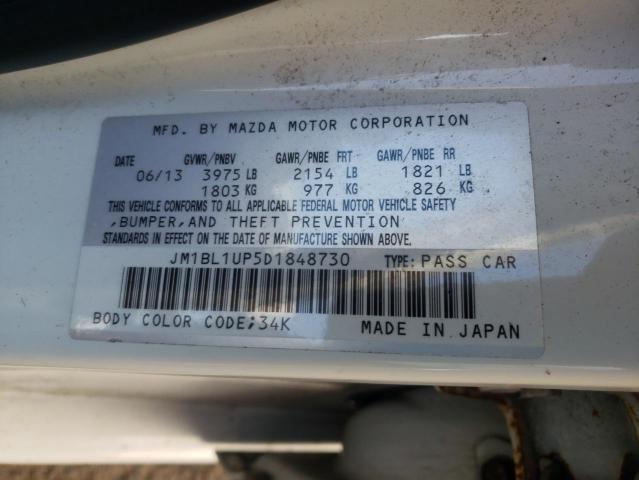 Photo 10 from auction – 2013 MAZDA 3 I with VIN JM1BL1UP5D1848730