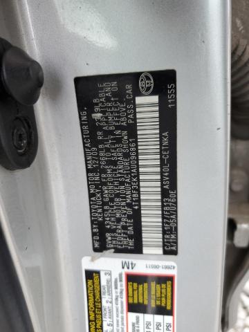Photo 10 from auction – 2010 TOYOTA CAMRY BASE with VIN 4T1BF3EK1AU096861