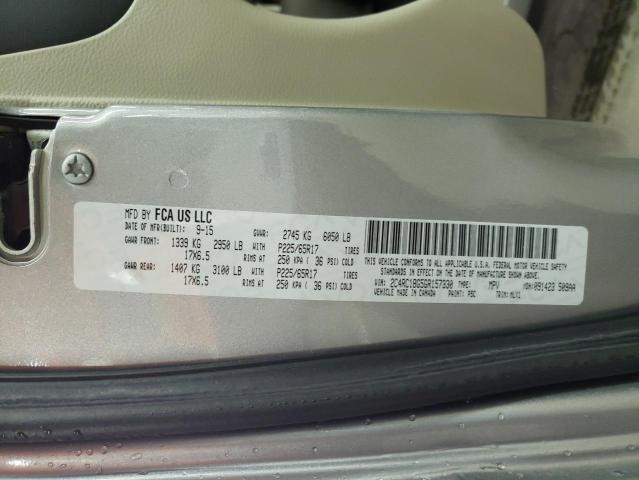Photo 10 from auction – 2016 CHRYSLER TOWN & COU with VIN 2C4RC1BG5GR157330