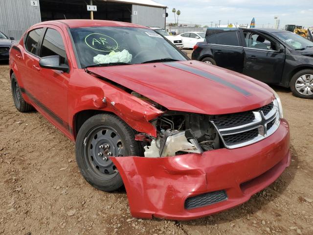DODGE AVENGER SE 2014 with VIN 1C3CDZABXEN214997 - Photo from auction