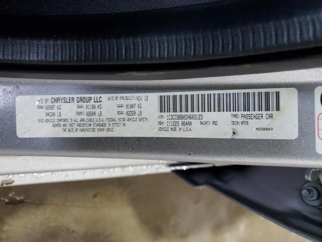 Photo 10 from auction – 2013 CHRYSLER 200 TOURIN with VIN 1C3CCBBB0DN603123