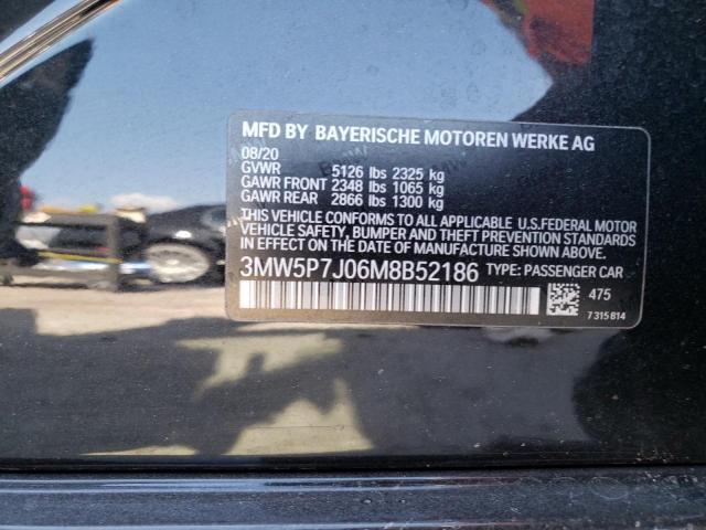 Photo 10 from auction – 2021 BMW 330E with VIN 3MW5P7J06M8B52186