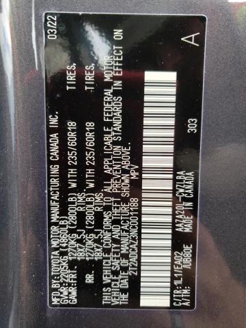 Photo 10 from auction – 2022 LEXUS NX 250 with VIN 2T2ADCAZ3NC001188