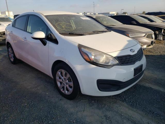 KIA RIO LX 2013 with VIN KNADM4A3XD6302580 - Photo from auction