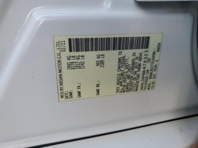 Photo 10 from auction – 2011 NISSAN ALTIMA BAS with VIN 1N4AL2AP4BN474323