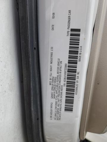 Photo 10 from auction – 2008 SUBARU LEGACY 2.5 with VIN 4S3BL616087223860