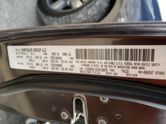 Photo 10 from auction – 2014 RAM 1500 SLT with VIN 1C6RR6GT2ES416876