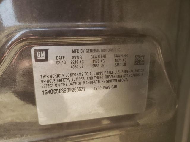 Photo 10 from auction – 2013 BUICK LACROSSE with VIN 1G4GC5E35DF266537