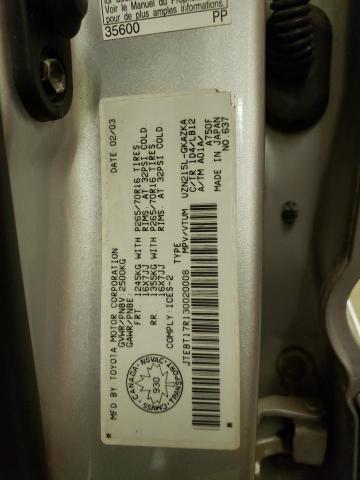 Фото 10 с аукциона – 2003 TOYOTA 4RUNNER LI с VIN JTEBT17R130020008