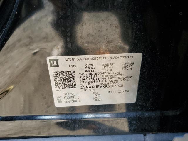Photo 10 from auction – 2019 CHEVROLET EQUINOX LT with VIN 2GNAXUEVXK6105030