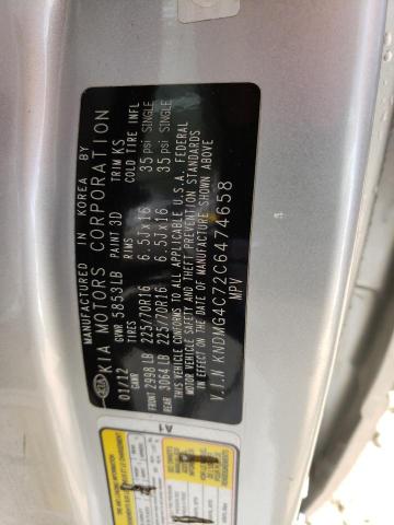 Photo 10 from auction – 2012 KIA SEDONA LX with VIN KNDMG4C72C6474658