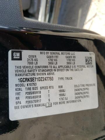 Photo 10 from auction – 2013 CHEVROLET SILVERADO with VIN 1GCRKSE71DZ247760