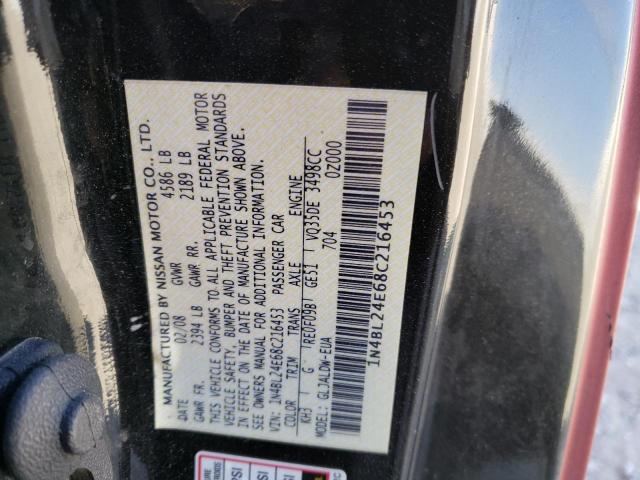 Photo 10 from auction – 2008 NISSAN ALTIMA 3.5 with VIN 1N4BL24E68C216453