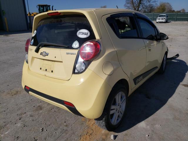 Photo 4 from auction – 2014 CHEVROLET SPARK 1LT with VIN KL8CD6S93EC569293