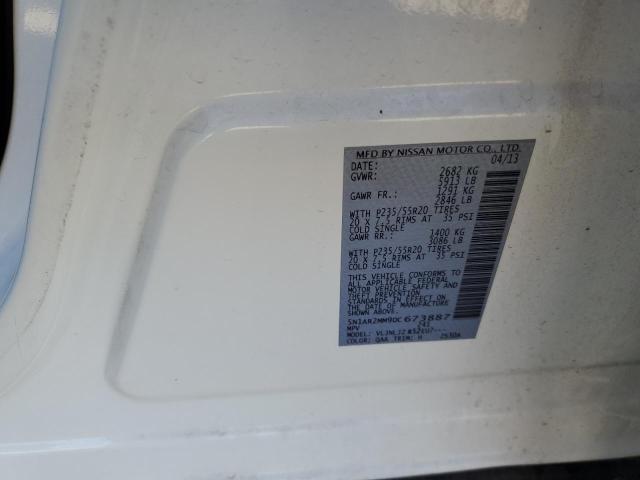 Photo 10 from auction – 2013 NISSAN PATHFINDER with VIN 5N1AR2MM9DC673887