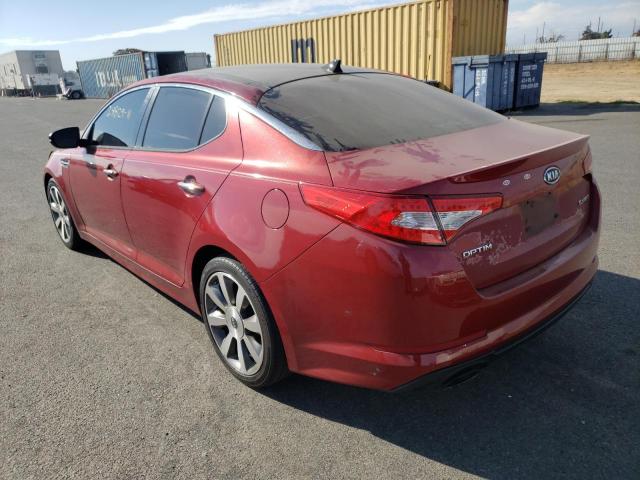 Photo 3 from auction – 2011 KIA OPTIMA SX with VIN KNAGR4A65B5121043