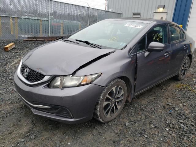 Photo 2 from auction – 2014 HONDA CIVIC LX with VIN 2HGFB2E55EH032273