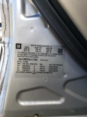 Photo 10 from auction – 2010 BUICK ENCLAVE CX with VIN 5GALRBED3AJ177584