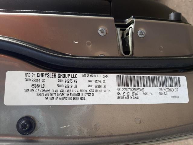 Photo 10 from auction – 2014 CHRYSLER 300 with VIN 2C3CCAAG0EH263036