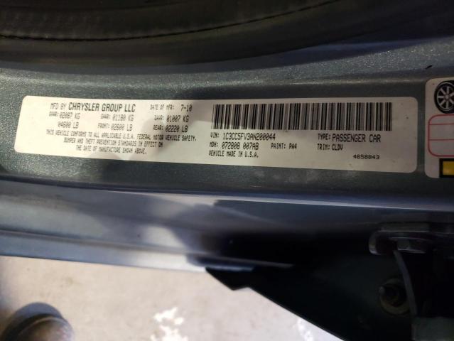 Photo 10 from auction – 2010 CHRYSLER SEBRING LI with VIN 1C3CC5FV3AN200044