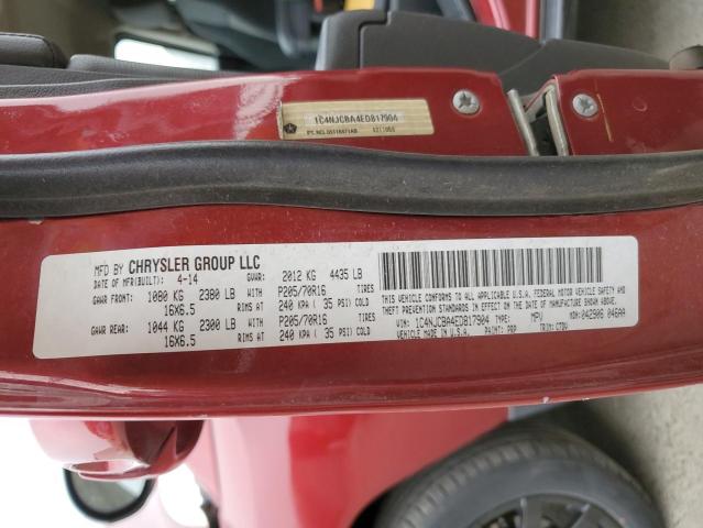 Photo 10 from auction – 2014 JEEP COMPASS SP with VIN 1C4NJCBA4ED817904