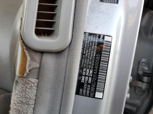 Zdjęcie 10 z aukcji – 2004 MERCURY S430 z VIN WDBNG70J14A400585