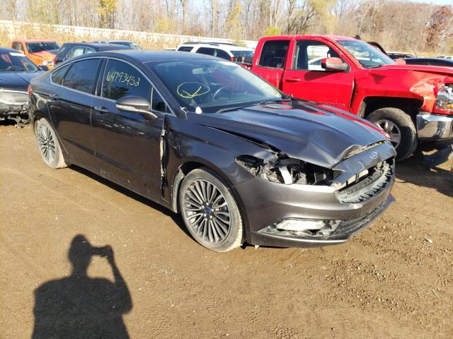 FORD FUSION SE 2017 with VIN 3FA6P0HD4HR406409 - Photo from auction