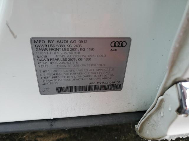 صورة رقم 10 من المزاد - 2013 AUDI Q5 PREMIUM مع VIN WA1LFBFP3DA016165
