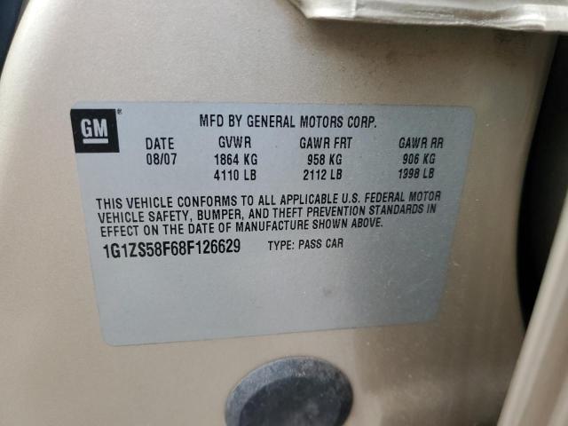 Photo 10 from auction – 2008 CHEVROLET MALIBU LS with VIN 1G1ZS58F68F126629
