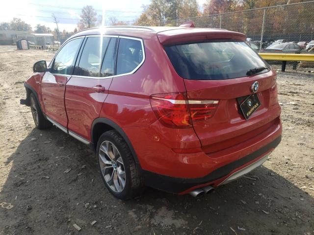Photo 3 from auction – 2017 BMW X3 XDRIVE2 with VIN 5UXWX9C53H0T10784