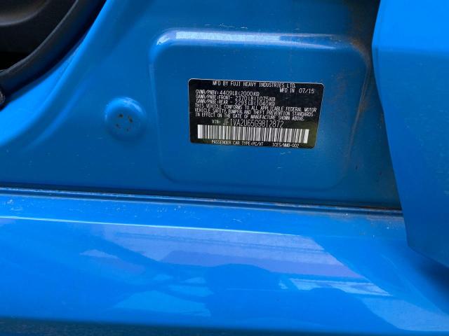 Photo 10 from auction – 2016 SUBARU WRX STI LI with VIN JF1VA2U65G9812872
