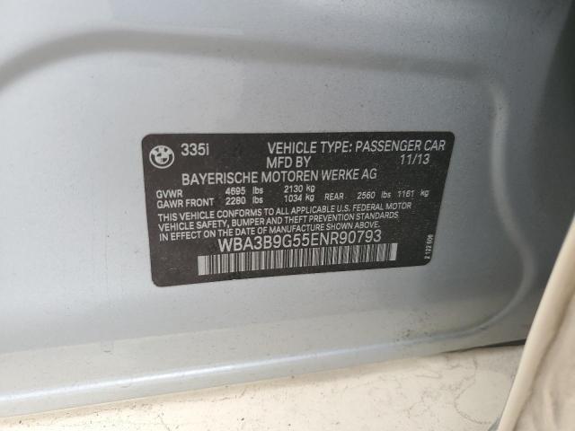 Photo 10 from auction – 2014 BMW 335 XI with VIN WBA3B9G55ENR90793