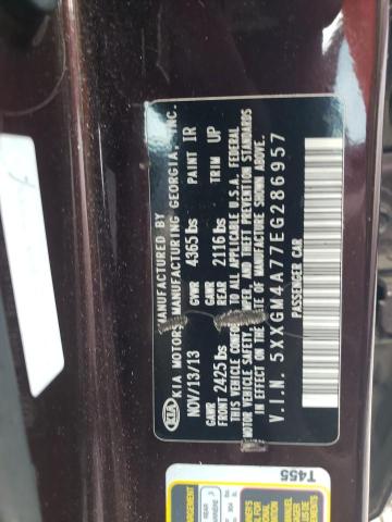 Photo 10 from auction – 2014 KIA OPTIMA LX with VIN 5XXGM4A77EG286957