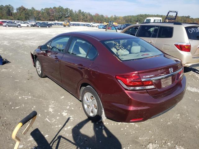 Photo 3 from auction – 2015 HONDA CIVIC LX with VIN 19XFB2F54FE706522