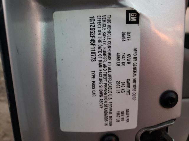 Photo 10 from auction – 2005 CHEVROLET MALIBU with VIN 1G1ZS52F45F110773
