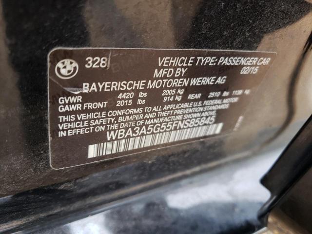 صورة رقم 10 من المزاد - 2015 BMW 328 I مع VIN WBA3A5G55FNS85845