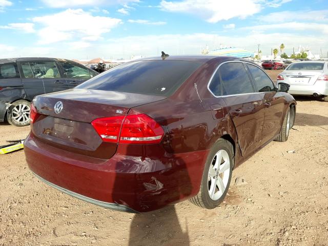 Photo 4 from auction – 2014 VOLKSWAGEN PASSAT SE with VIN 1VWBP7A31EC005524