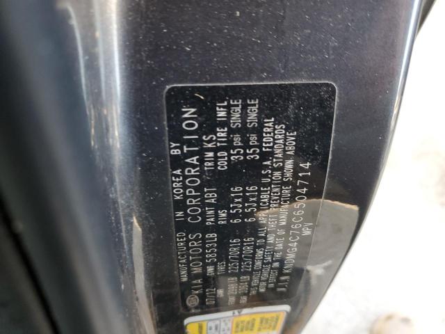 Photo 10 from auction – 2012 KIA SEDONA LX with VIN KNDMG4C76C6504714