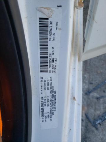 Photo 10 from auction – 2012 DODGE AVENGER SX with VIN 1C3CDZCB2CN312898