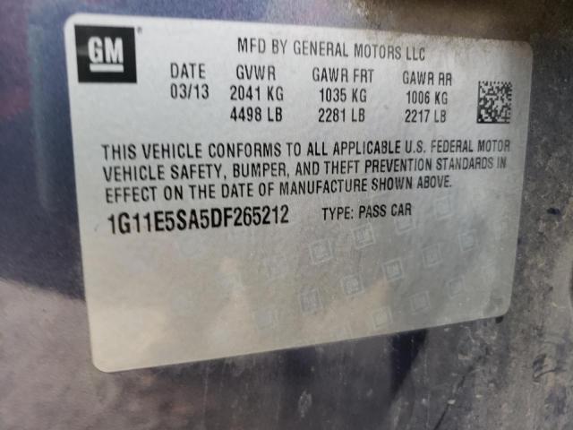 Photo 10 from auction – 2013 CHEVROLET MALIBU 2LT with VIN 1G11E5SA5DF265212