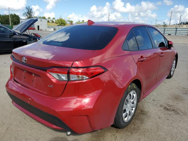 Photo 4 from auction – 2021 TOYOTA COROLLA LE with VIN JTDEPMAE5MJ127023