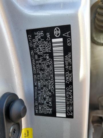 Photo 10 from auction – 2012 TOYOTA PRIUS with VIN JTDKN3DU4C5385367