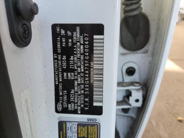 Photo 10 from auction – 2015 KIA OPTIMA EX with VIN 5XXGN4A79FG400407