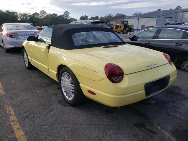 Photo 3 from auction – 2002 FORD THUNDERBIR with VIN 1FAHP60A82Y107639