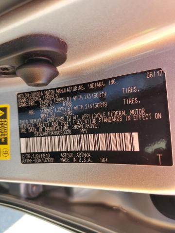 Photo 10 from auction – 2017 TOYOTA HIGHLANDER with VIN 5TDZARFH4HS030326