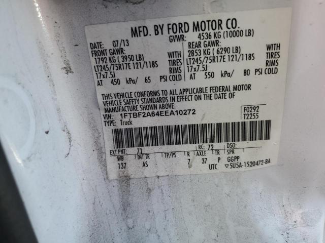 Photo 10 from auction – 2014 FORD F250 SUPER with VIN 1FTBF2A64EEA10272