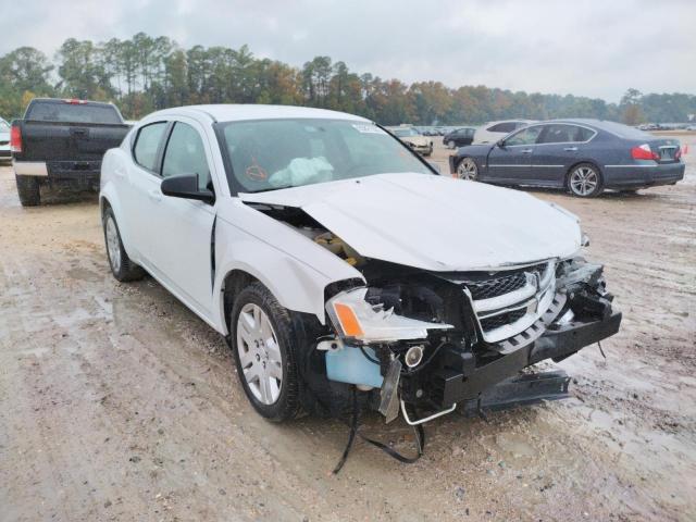 DODGE AVENGER SE 2012 with VIN 1C3CDZAB9CN212400 - Photo from auction