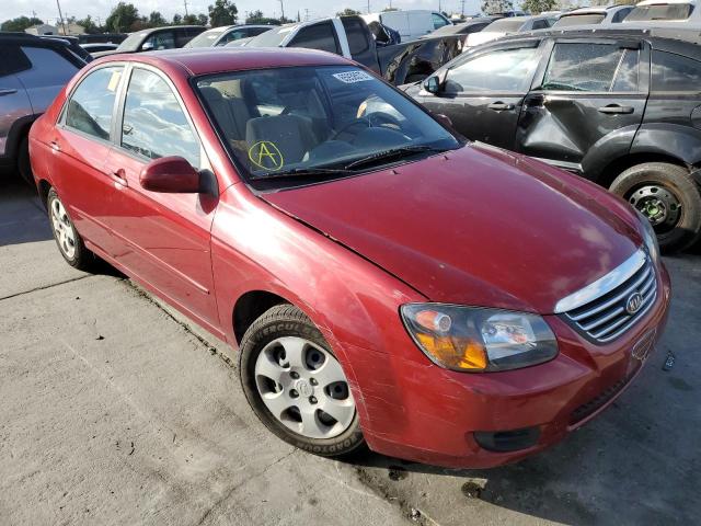 KIA SPECTRA EX 2009 with VIN KNAFE222895668129 - Photo from auction