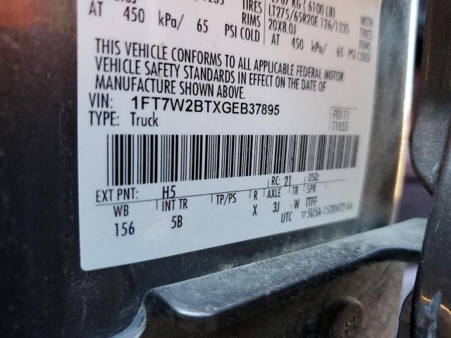 Photo 10 from auction – 2016 FORD F250 SUPER with VIN 1FT7W2BTXGEB37895